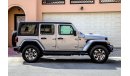 Jeep Wrangler Unlimited 2019 (Canadian Spec) under Warranty GCC with Zero Down-Payment.