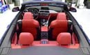 BMW 420i EXCELLENT DEAL for our BMW 420i M-Kit Convertible ( 2019 Model ) in Blue Color GCC Specs