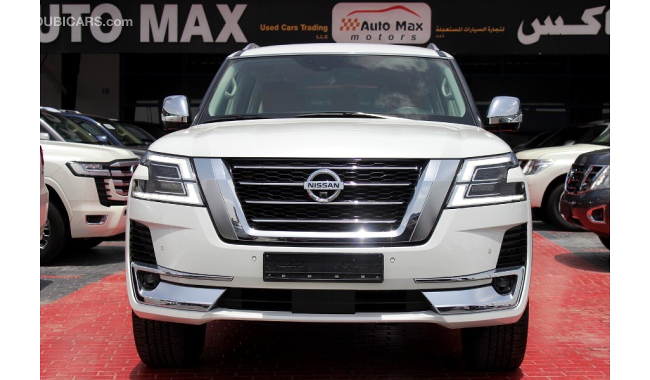 Nissan Patrol (2021) V8 LE PLATINUM,GCC, 05 YEARS WARRANTY + SERVICE FROM WARRANTY FROM LOCAL DEALER