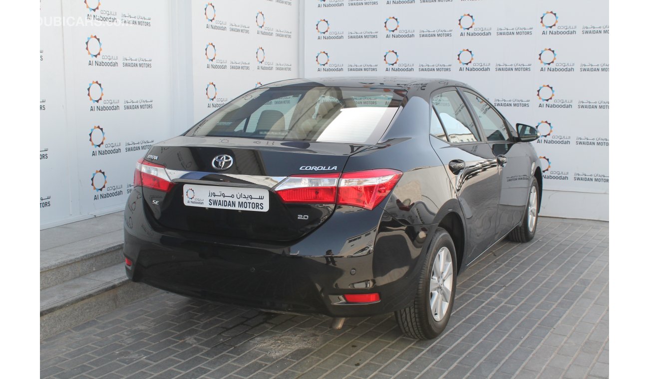 Toyota Corolla 2.0L SE 2015 MODEL CHOICE OF COLOURS