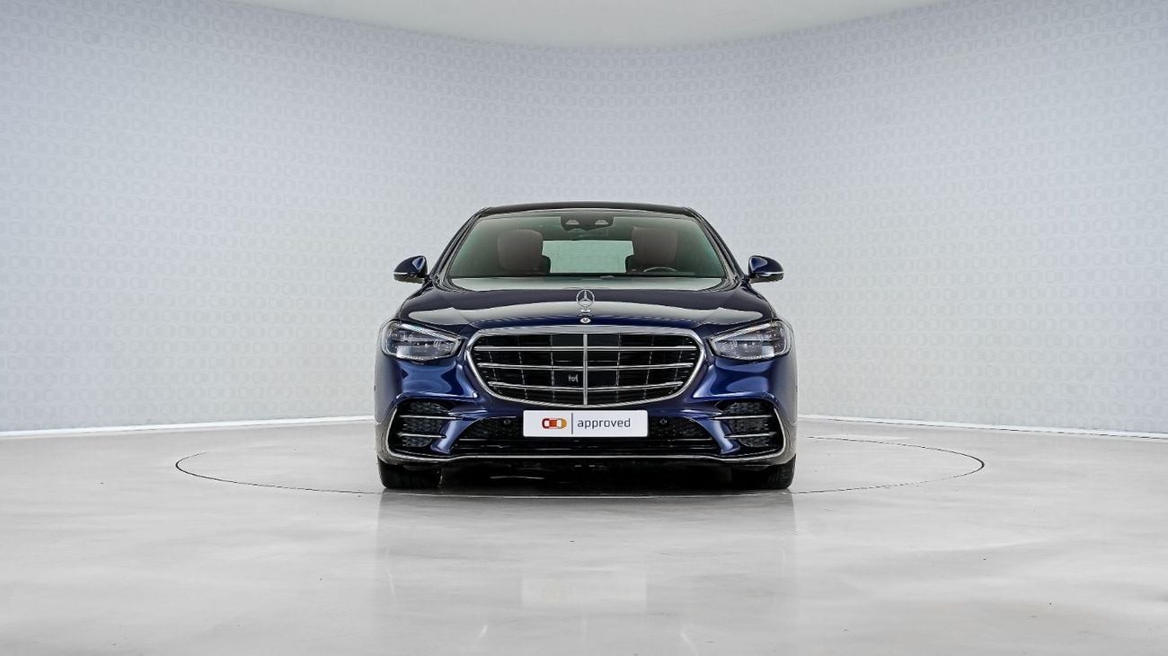 Mercedes-Benz S 450 4M 3.0L (367 HP) AMG Line | AED 7,170 PM | Rear Ent, Special Colour, Low KM |