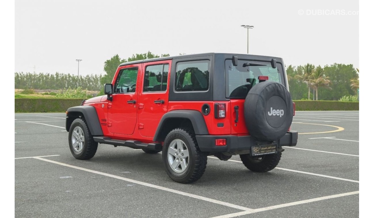 Jeep Wrangler Unlimited Sport AED 2,251 /month 2016 | JEEP WRANGLER UNLIMITED | SPORT GCC | J46433