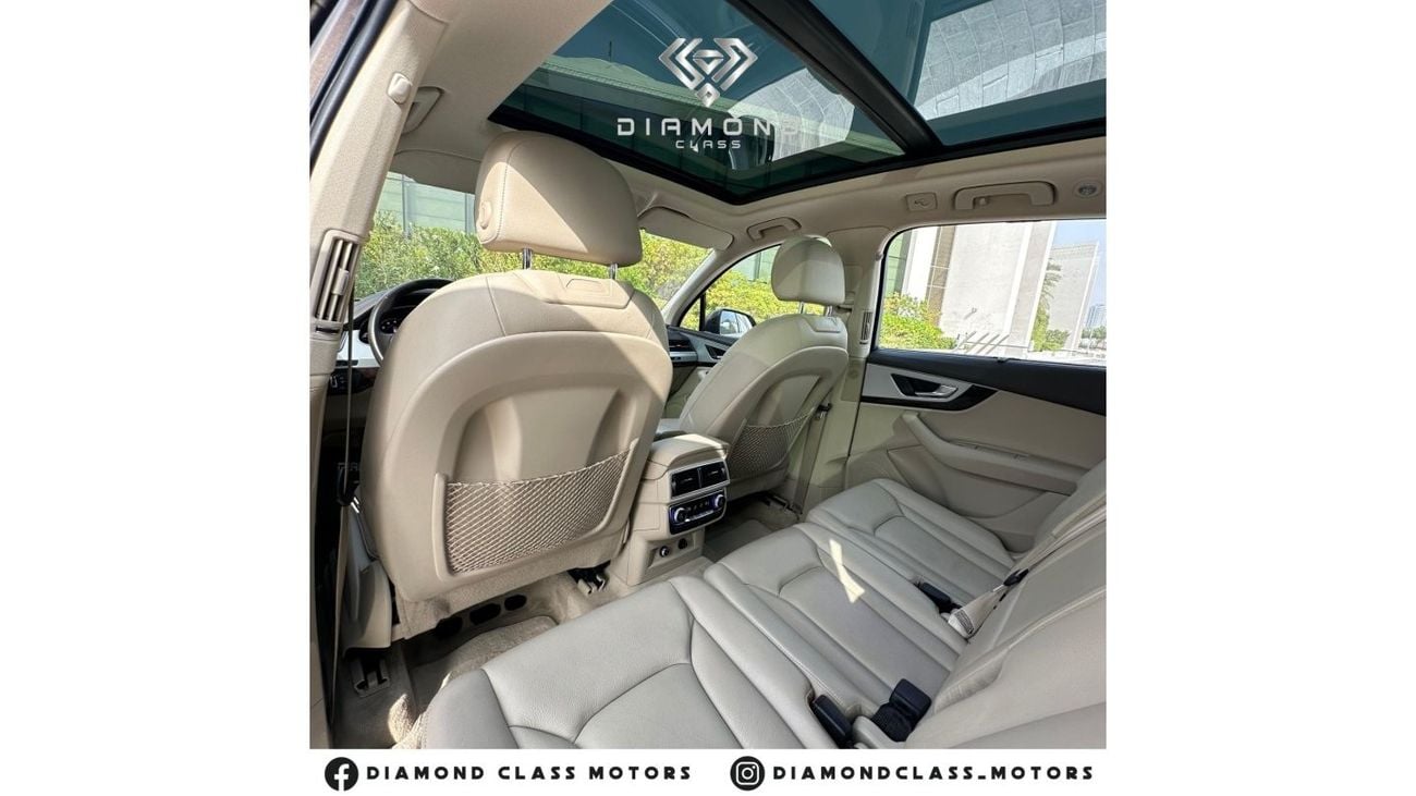 Audi Q7 45 TFSI quattro Audi Q7 TFSI 45 quattro  Panoramic  7-Seater  2018 GCC  1