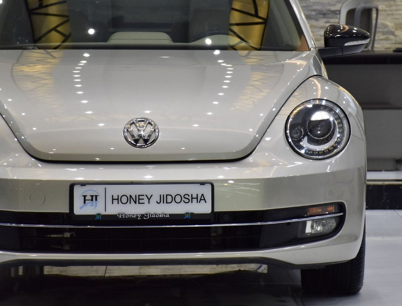 Volkswagen Beetle EXCELLENT DEAL for our Volkswagen Beetle Turbo ( 2016 Model ) in Beige Color GCC Specs