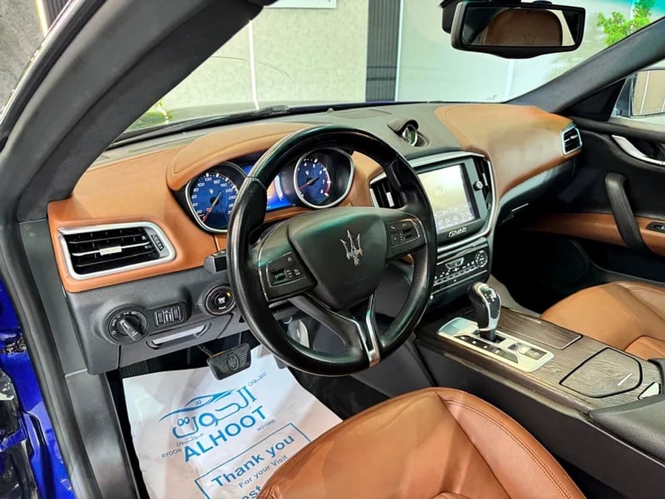 Maserati Ghibli S 3.0L AMAZING BLUE COLOR SQ4 V6 || GCC || FREE ACCIDENT || HIGHEST CATEGORY || LOW MILEAGE