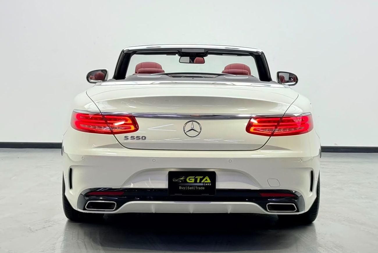 Mercedes Benz S550 STD 2017 Mercedes-Benz S550 Cabriolet, Excellent Condition, Japanese Specs