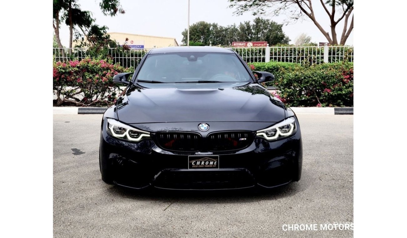 بي أم دبليو M3 2018 BMW M3 4DR SEDAN, 3L 6CYL PETROL, AUTOMATIC, REAR WHEEL DRIVE.