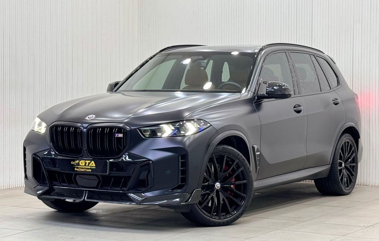 بي أم دبليو X5 M 2024 BMW X5 M60i xDrive, July 2028 BMW Warranty + Service Pack, Fully Loaded, Very Low Kms, GCC