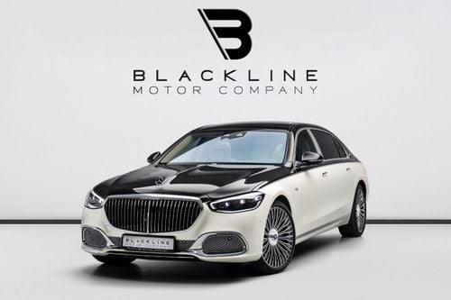 Mercedes Maybach S680 Maybach BUY NOW, PAY 2027 | THE BLACKLINE STANDARD | 2027 Mercedes Warranty + Service Contract, Low KMs, GCC