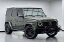 Mercedes-Benz G 63 AMG Std 4.0L 2021 Mercedes Benz G63 AMG G Manufaktur, July 2026 Mercedes Warranty, FASH, GCC