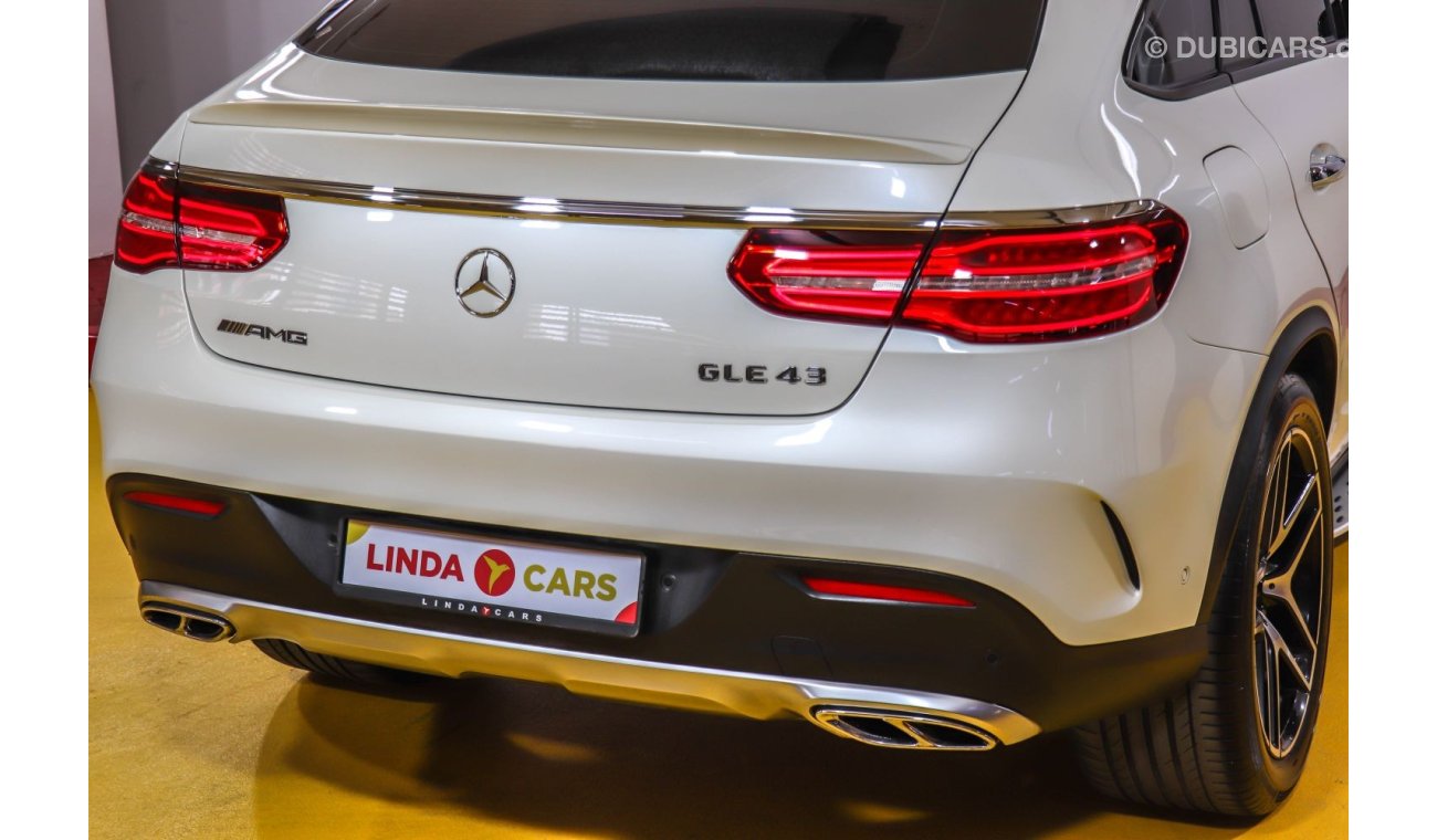 مرسيدس بنز GLE 43 AMG Mercedes Benz GLE43 AMG 2016 GCC under Agency Warranty with Zero Down-Payment.