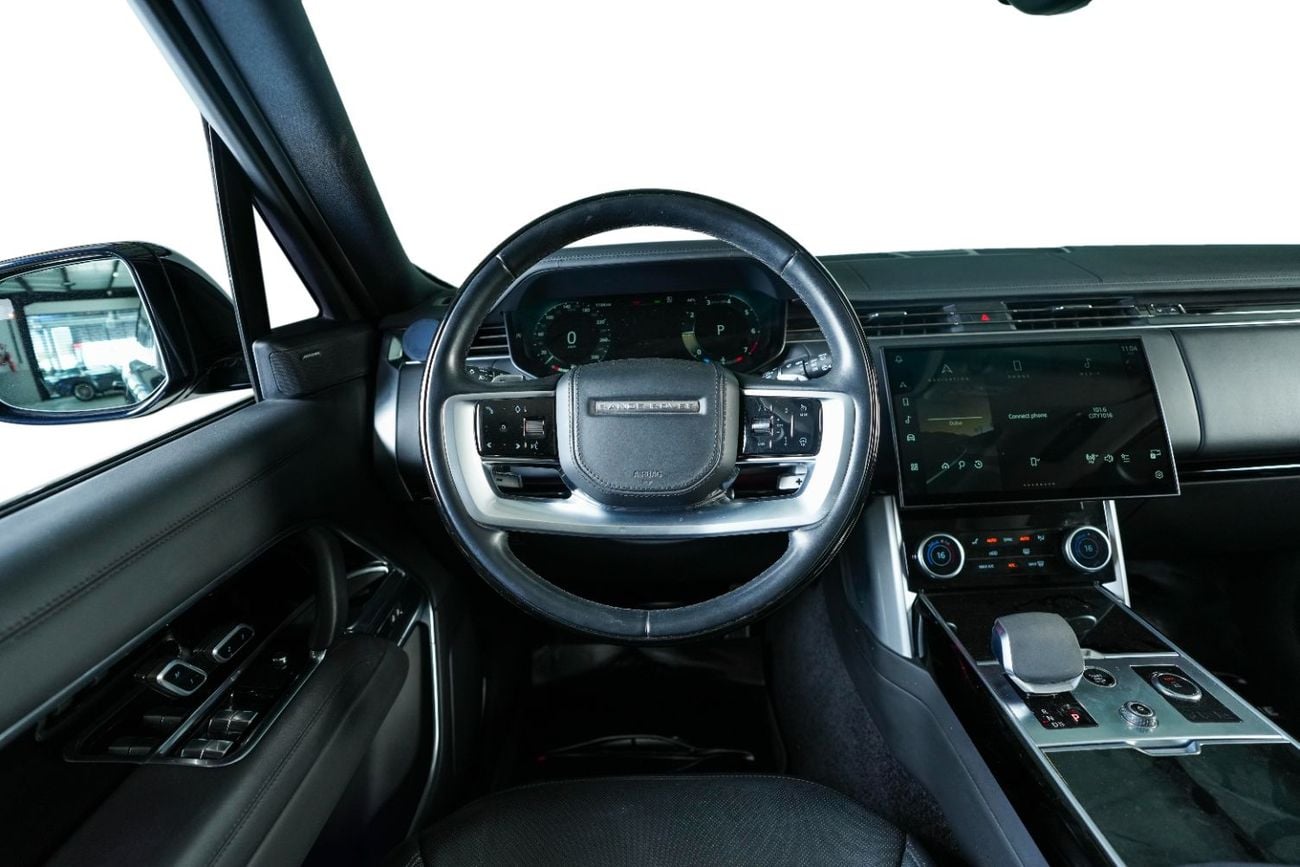 لاند روفر رينج روفر SE P400 Al Tayer Warranty Until 2028-Black On Black
