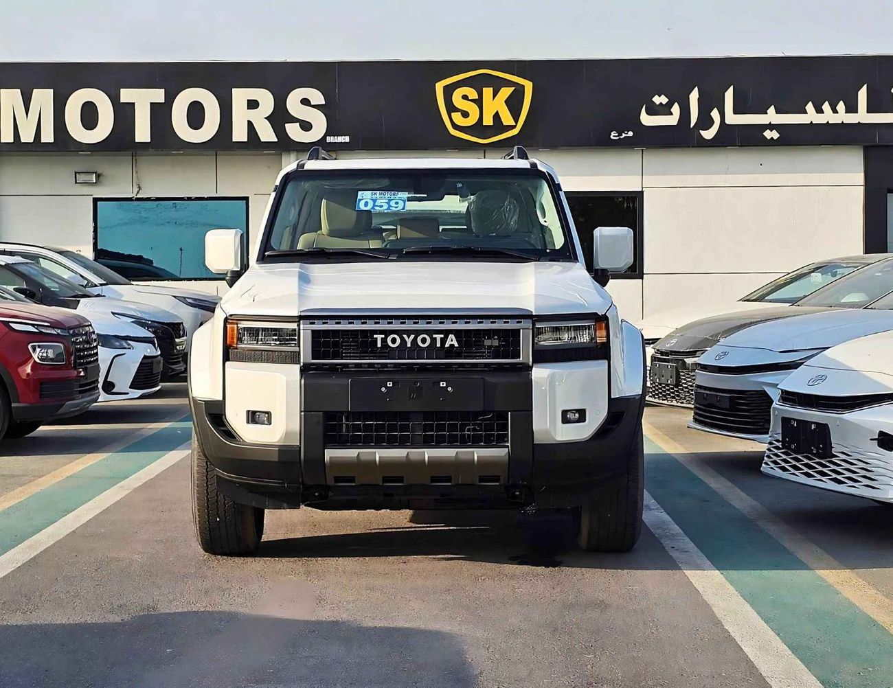 Toyota Prado ALL ROUNDER TURBO / 2.4T V4 PETROL / DRIVER PWR SEAT WITH LEATHER SEATS / FULL OPTION (CODE # P24AR)