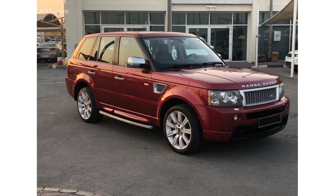 Land Rover Range Rover Sport RANG ROVER SPORT SUPER CHARGE MODEL 2009 GCC car prefect condition full option sun roof leather seat