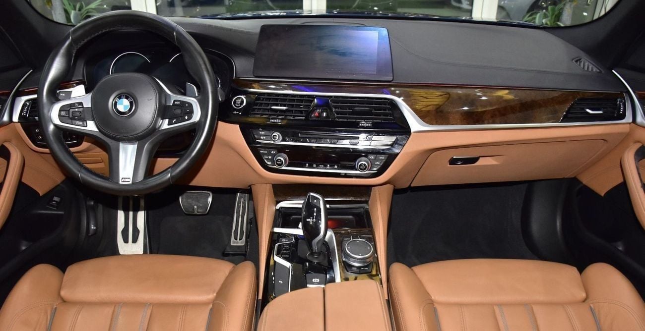 BMW 530i EXCELLENT DEAL for our BMW 530i M-Kit ( 2017 Model ) in Blue Color GCC Specs