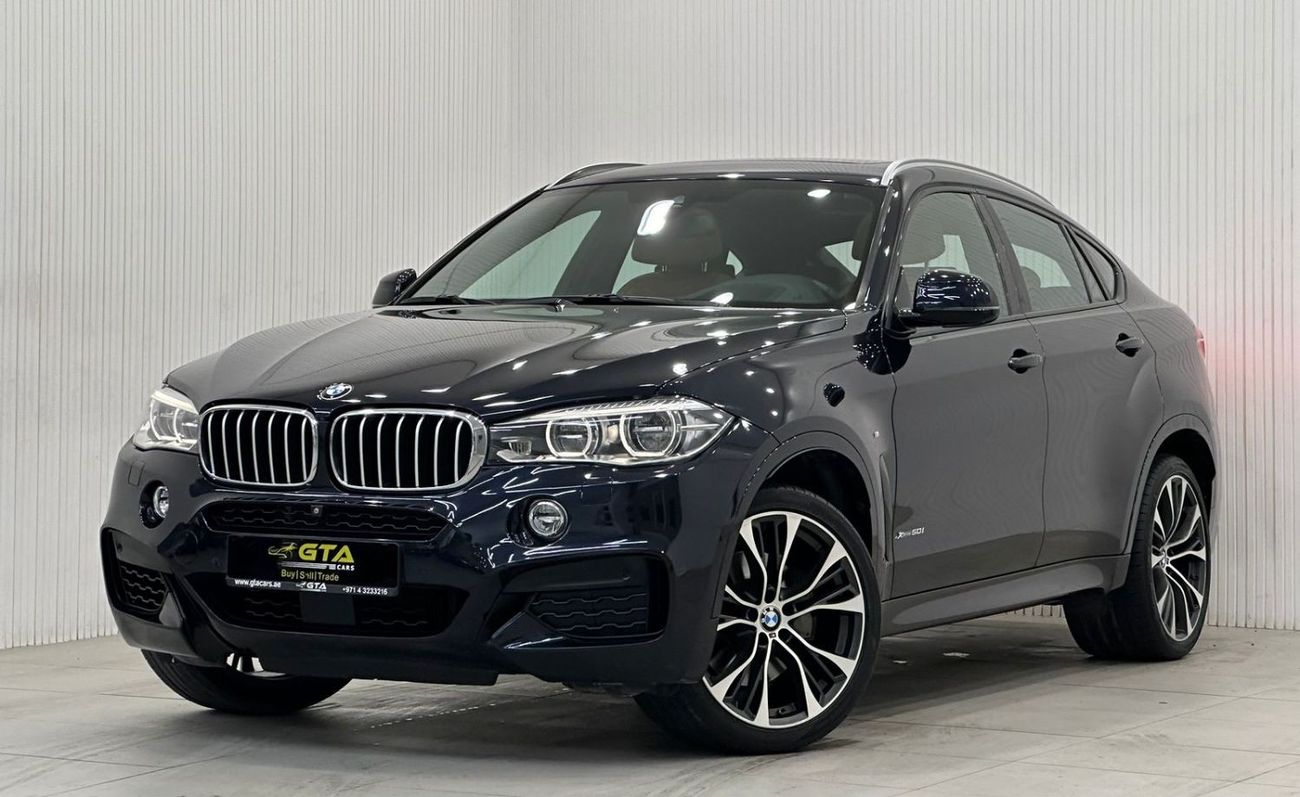 بي أم دبليو X6 50i M سبورت 2018 BMW X6 xDrive50i M-Sport, Dec 2025 BMW Service Pack, Warranty, Full BMW Service His