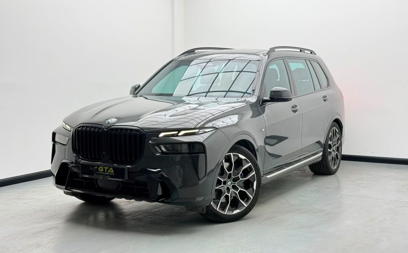 بي أم دبليو X7 XDRIVE40I M SPORT 2023 BMW X7 xDrive40i M-Sport, 2028 BMW Warranty + Service Pack, 7 Seater, Excellent Condition, GCC