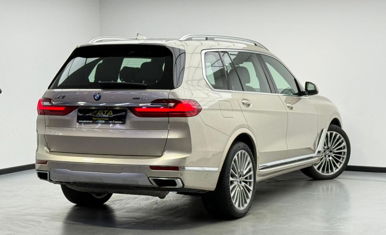 بي أم دبليو X7 50i 4.4L 2019 BMW X7 xDrive50i, Warranty, Full BMW Service History, 7 Seater, Fully Loaded, GCC