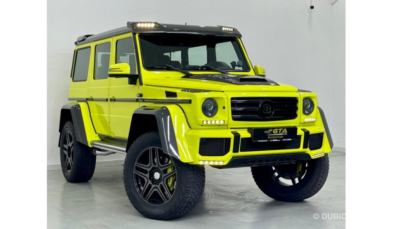 مرسيدس بنز G 500 4X4² 2016 Mercedes-Benz G-500 4x4 BRABUS, Service History, Low Kms, GCC