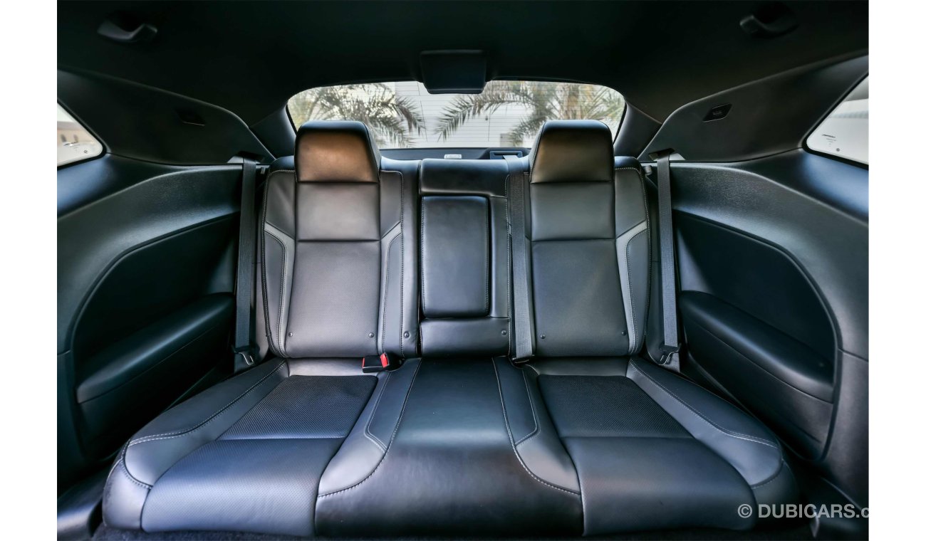 دودج تشالينجر - Agency Warranty! - Agency Service Contract! - Leather Seats - AED 1,939 PM -0% DP