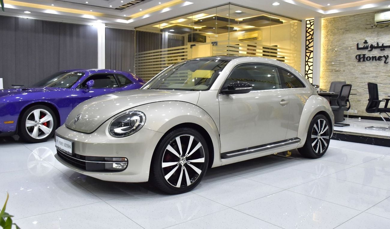 Volkswagen Beetle EXCELLENT DEAL for our Volkswagen Beetle Turbo ( 2016 Model ) in Beige Color GCC Specs