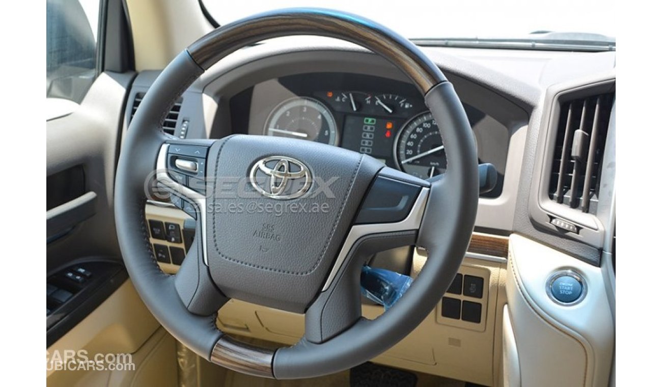 Toyota Land Cruiser 2020YM GXR 4.5L A/T ,REMOTE START, Sunroof, full option - Export out GCC- Black inside Gray