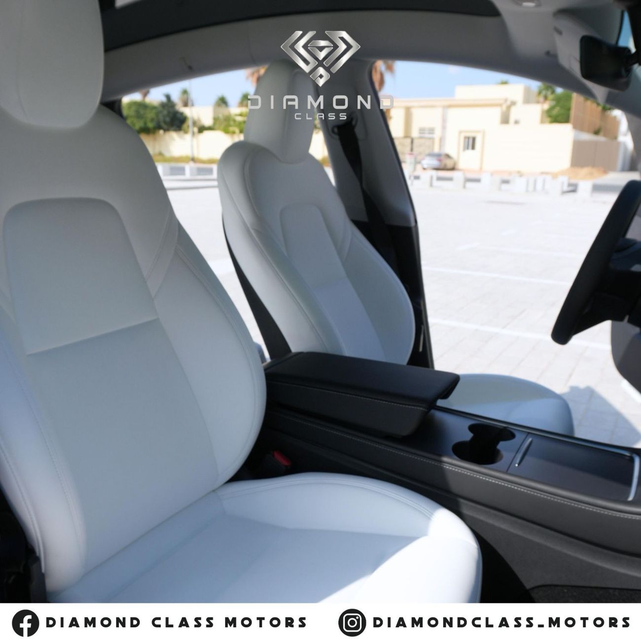 Tesla Model Y Tesla Model Y White interior Auto Pilot  2024 GCC  Warranty  Tesla UAE