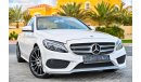 Mercedes-Benz C200 AMG | AED 1,939 Per Month | 0% DP | Exceptional Condition! | Under Warranty!