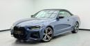 BMW 430i 2021 BMW 430i M-Sport Convertible, 2027 BMW Warranty + Service Pack, Full BMW Service History, GCC