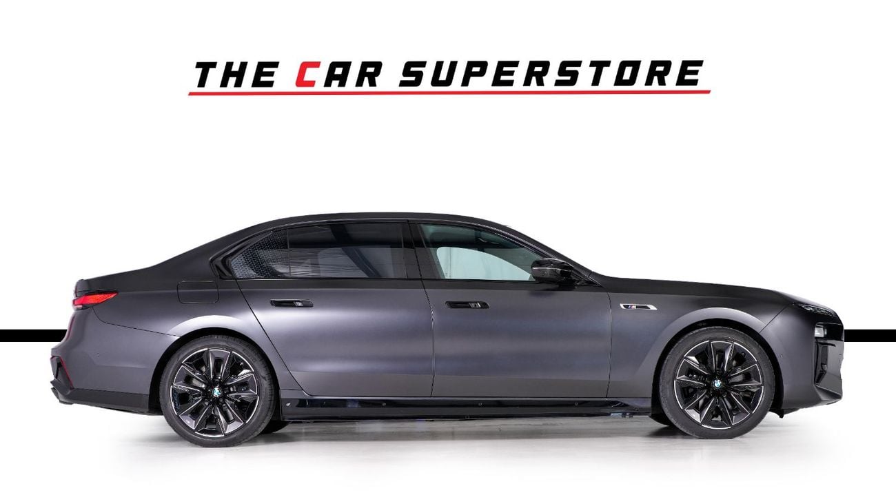 BMW M760e Frozen Black Matt-Special Order-High Specifications-M Sports Package-Rear Executive Lounge