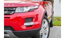 Land Rover Range Rover Evoque | AED 1,841 Per Month | 0% DP | Immaculate Condition