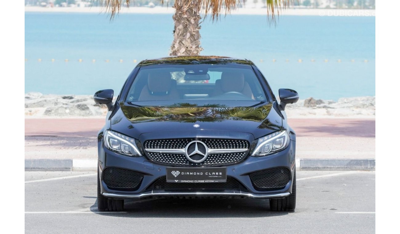 مرسيدس بنز C 300 كوبيه Mercedes C300 AMG Coupe Panoramic Full option  2017 GCC Under Warranty
