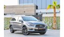 Infiniti QX60 | 1,743 P.M | 0% Downpayment | Impeccable Condition