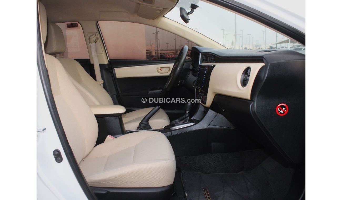 Toyota Corolla SE TOYOTA COROLLA 2019 WHITE 1.6 GCC EXCELLENT CONDITION WITHOUT ACCIDENT