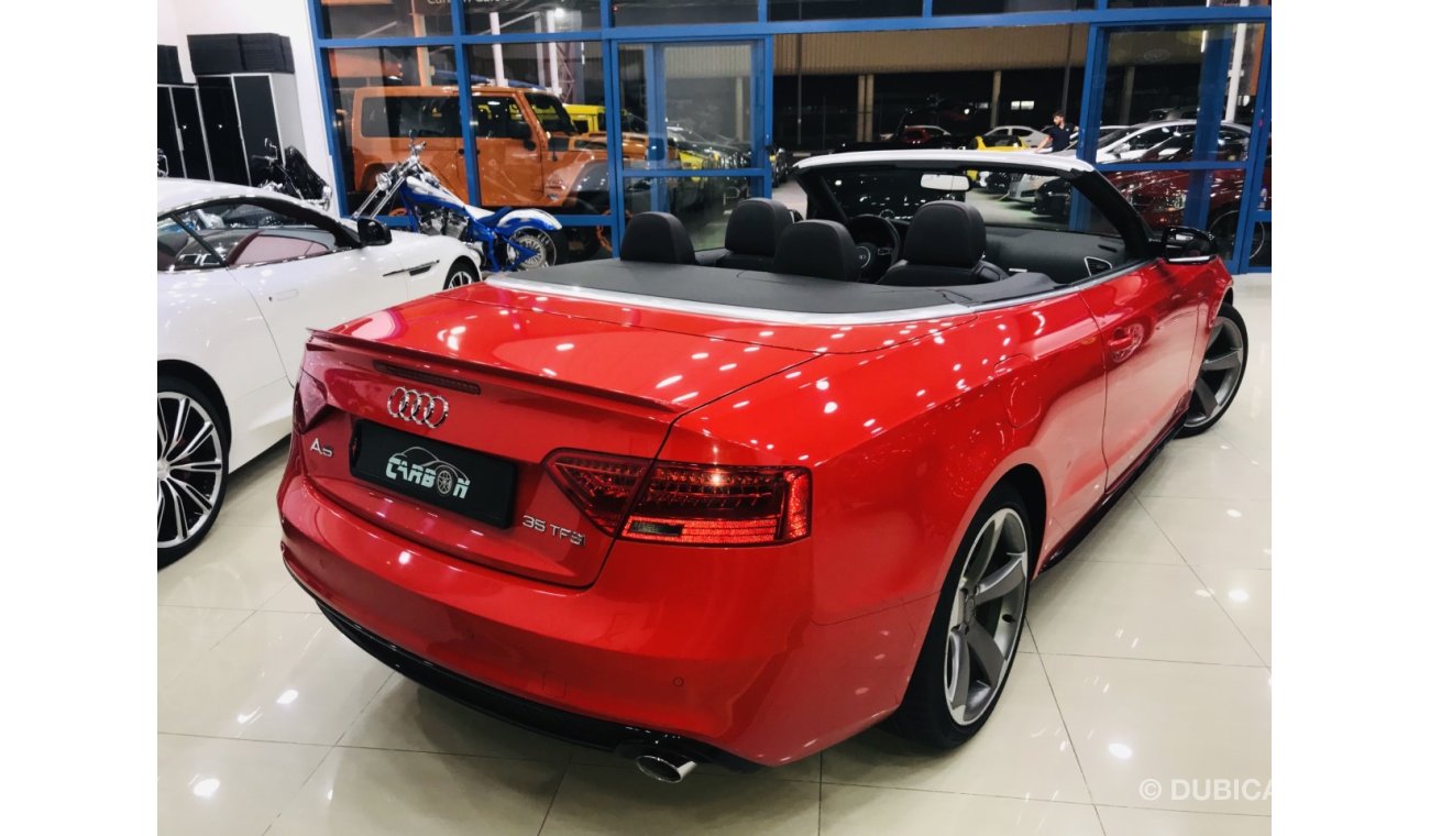 أودي A5 35TFSI CONVERTIBLE S LINE - 2016 - GCC - ONE YEAR WARRANTY - ( 1,380 AED PER MONTH )