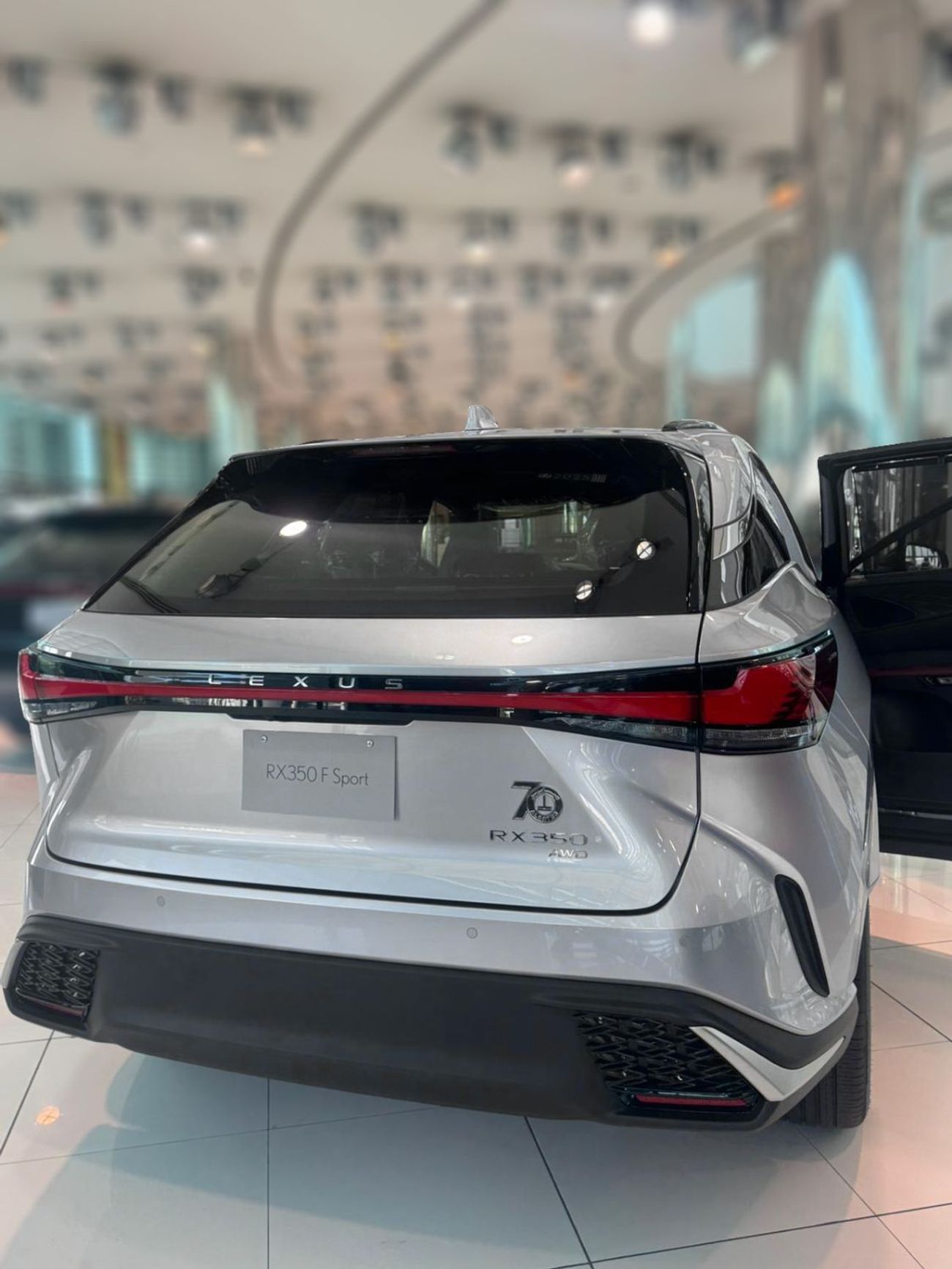 لكزس RX 350 2025 Lexus RX350 F-sport 2.4L AT Petrol AWD (Silver-Red)