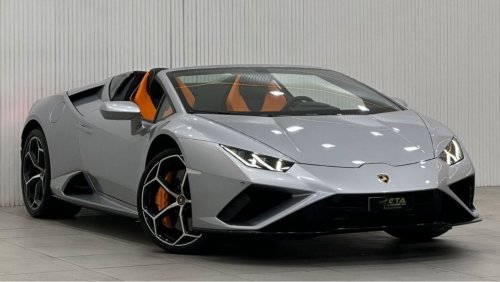 لمبرجيني هوراكان 2023 Lamborghini Huracan Evo Spyder, April 2026 Lamborghini Warranty + Service Pack, Low Kms, GCC