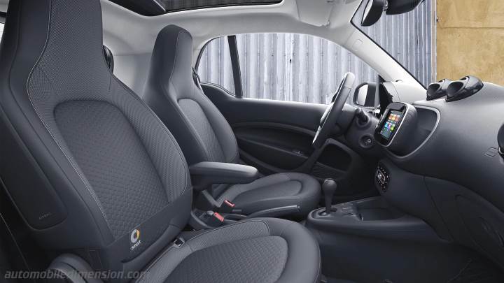 Smart ForTwo interior - Seats