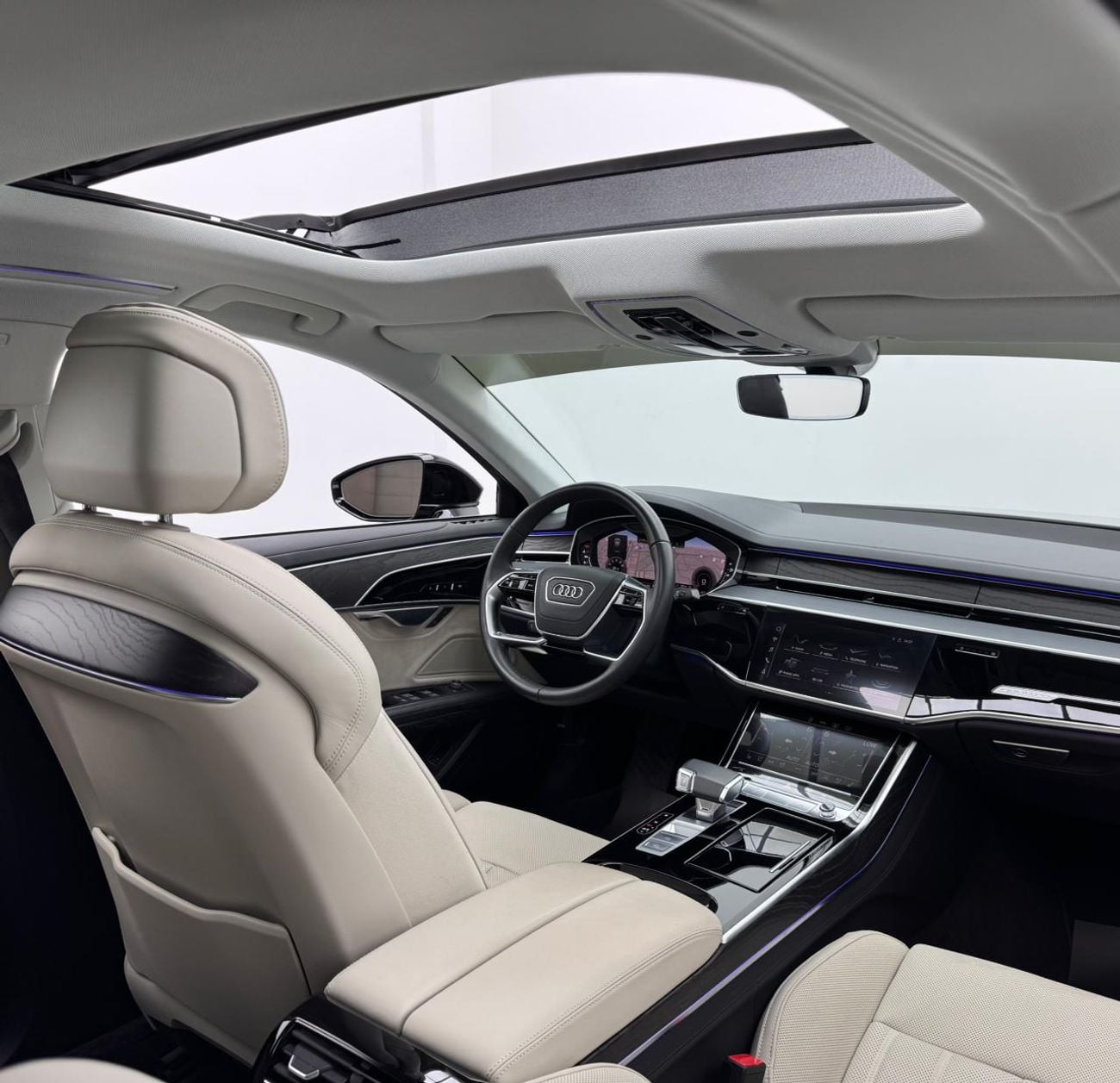 أودي A8 L 55 TFSI quattro 3.0L (335 HP) 2024 Audi A8 55 TFSI Quattro, 2029 Audi Warranty and Service Pack, A