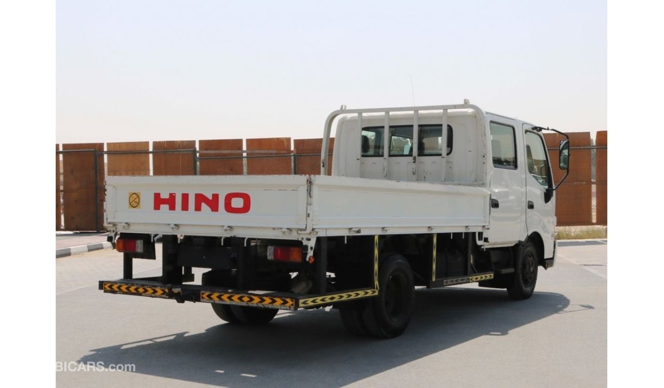 هينو 300 2016 | DOUBLE CABIN CANTER 3 TON WITH GCC SPECS AND EXCELLENT CONDITION