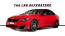 BMW M3 Competition 3.0L Rosso Corsa BMW Individual Color-Carbon Ceramic Brakes-Gold Brake Calipers