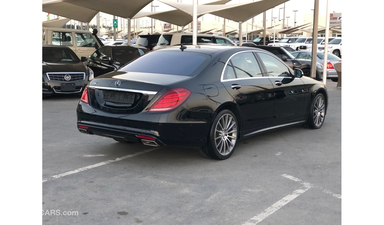 مرسيدس بنز S 500 موديل 2015 خليجي فل مواصفات ردار وتحديد مسار  وشاشه وبانوراما وستاير خلفيه وتبريد وتسخين في الكراسي