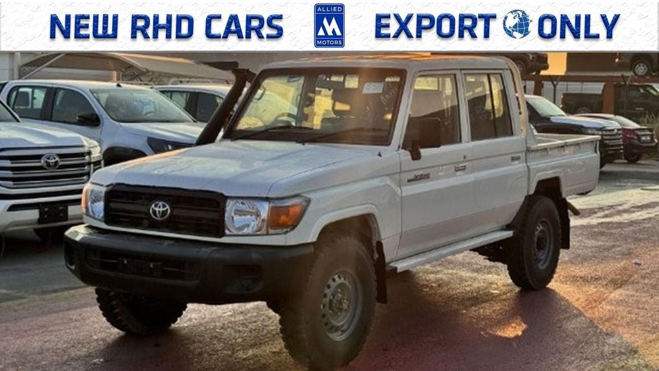 تويوتا لاند كروزر بيك آب 2024 RHD TOYOTA LAND CRUISER 79 4WD D/C 4.2D MT BRAND NEW 0KM (FOR EXPORT ONLY)