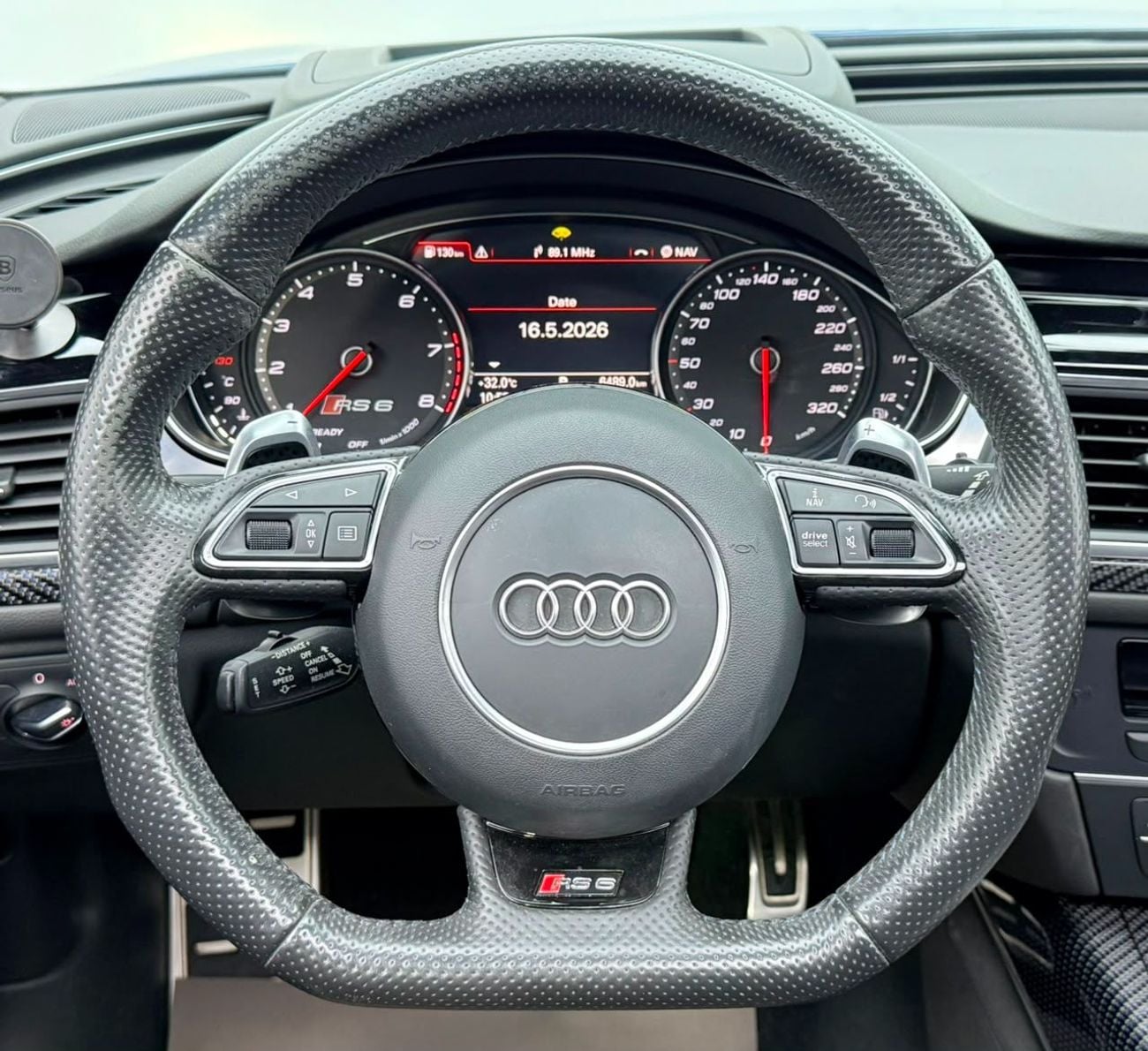 أودي RS6 2018 Audi RS6 Quattro, Service History, Carbon Fiber Package, Fully Loaded, Excellent Condition