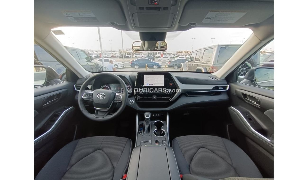 تويوتا هايلاندر Toyota Highlander 2023 Hybrid.The car is in excellent condition, not damaged, not painted, history i