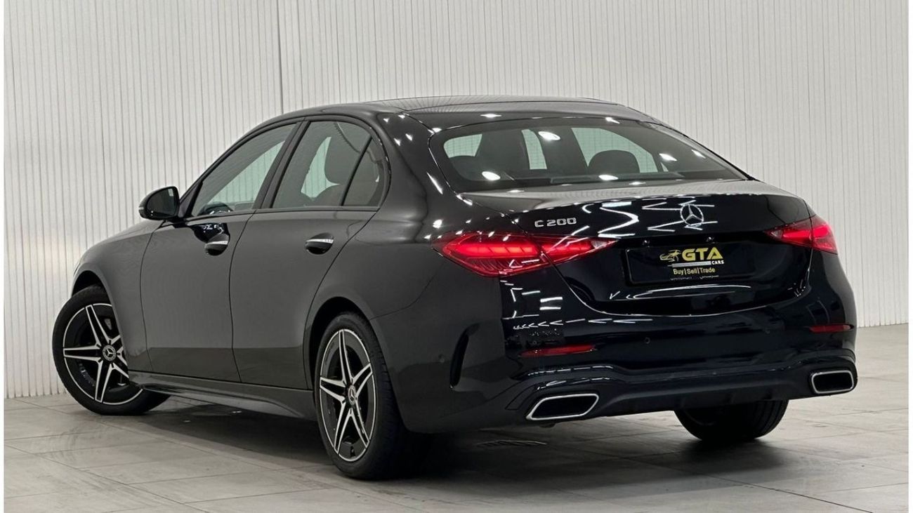 Mercedes-Benz C 200 2023 Mercedes-Benz C200 AMG Premium Plus, July 2028 Mercedes Warranty + Service Pack, GCC