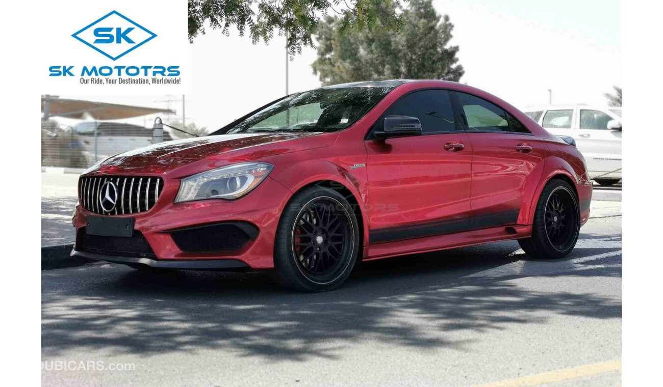 مرسيدس بنز CLA 45 AMG 2.0L 4CY Petrol, 19" Rims, Front Heated Seat, Electronic Parking Switch, Bluetooth, DVD (LOT # 777)