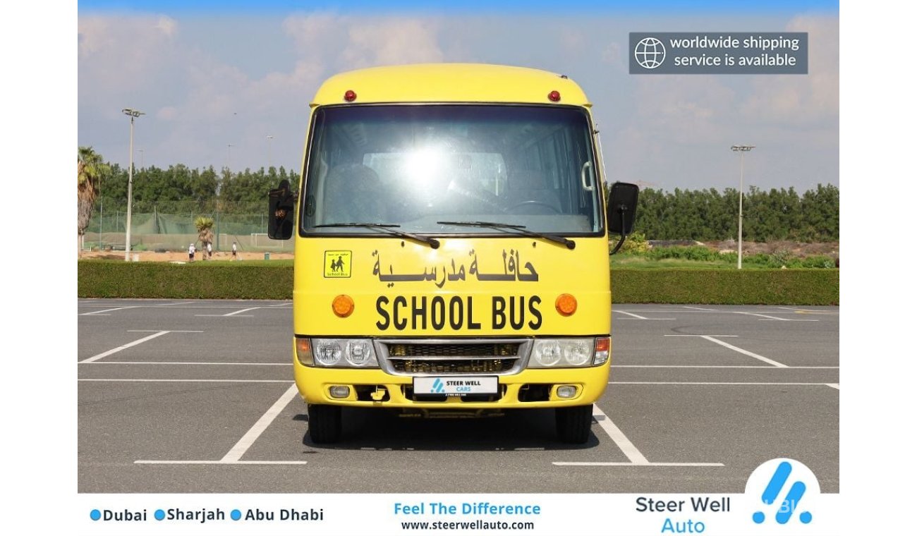 ميتسوبيشي روزا 2008 4.2L - 26 SEATER LONG BODY SCHOOL BUS | M/T DIESEL | GCC SPECS | BOOK NOW