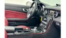 Mercedes-Benz SLK 200 Std 2016 Mercedes-Benz SLK 200 Convertible, Service History, Warranty, Low kms, GCC Specs