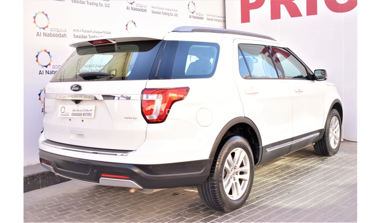Ford Explorer 3.5L XLT V6 AWD 2018 GCC DEALER WARRANTY